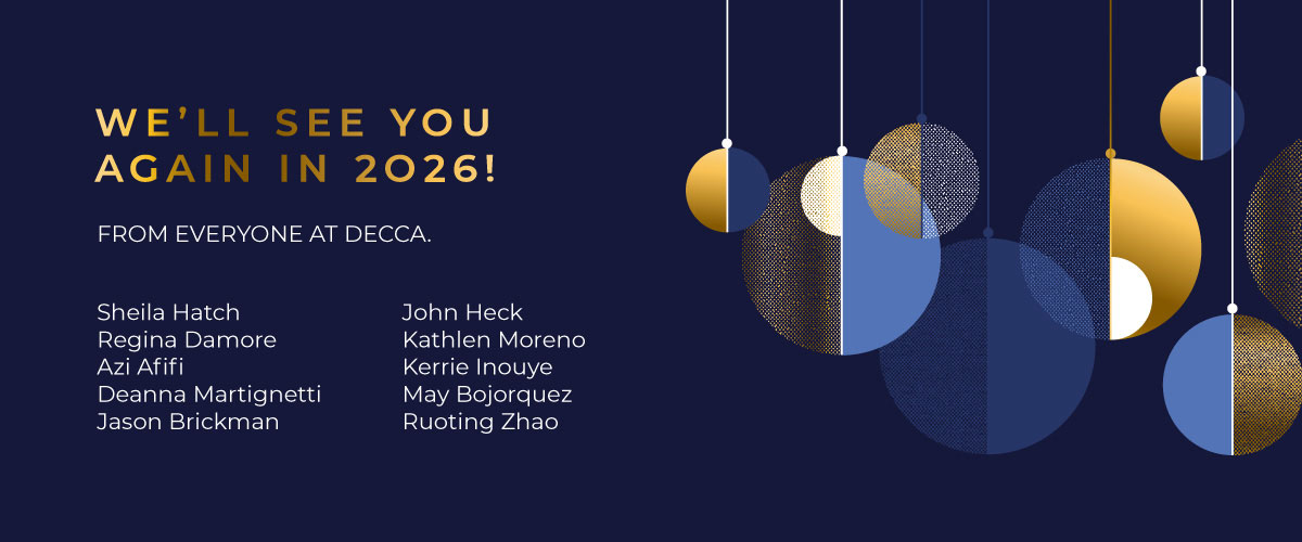 Happy Holidays from Decca Design